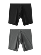2 Pack Men's Mesh Transparent Sports Fitness Loose Boxer Briefs