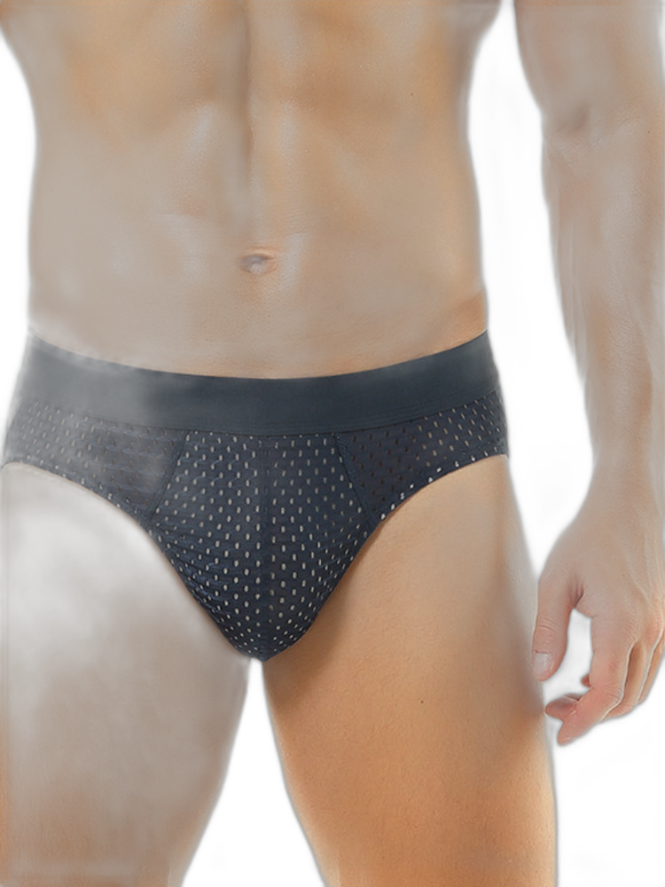 5 Pack Men’s Breathable Briefs In Mesh