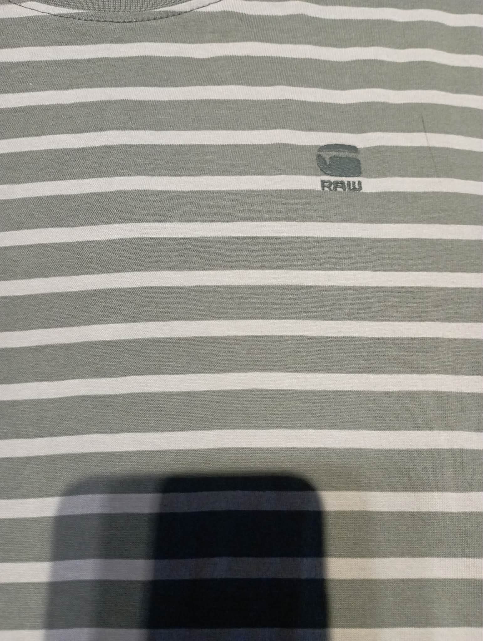 NEW with tag - G-star raw Stripe Slim MENS top GREY STRIPPED