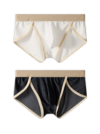 2 Pack Men's Breathable High-Stretch Seamless Comfort Odor-Control Briefs