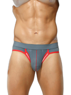 2 Pack Men's Breathable Side-Open Thin and Lightweight Supportive Fit Briefs