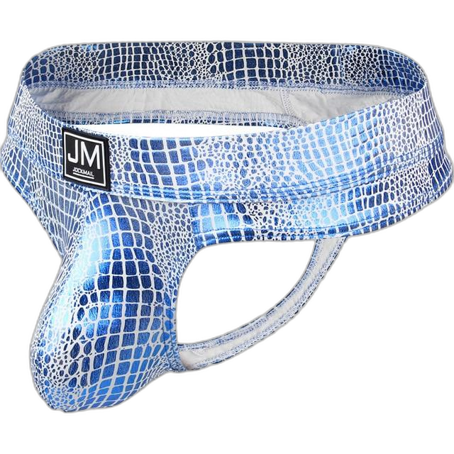 Jockmail Snakeskin Thong