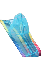 3-pack Men's Sexy Rainbow Transparent Convex Pouch Breathable Thong