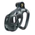 LOCK4D Viper Bent Ring Chastity Cock Cage Medium