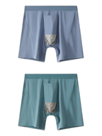 2 Pack Men's Gun Bullet Separation Casual Sports Breathable Cotton Mid-Rise Midway Briefs