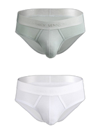 2 Pack Men’s Lightweight Cotton Pouch Briefs
