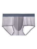 2 Pack Men's Ultra-Thin Breathable Antibacterial Crotch Briefs