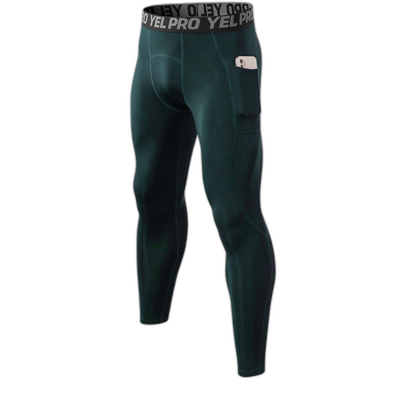 Mens Sports Thermal Leggings Compression Base Layer Tights