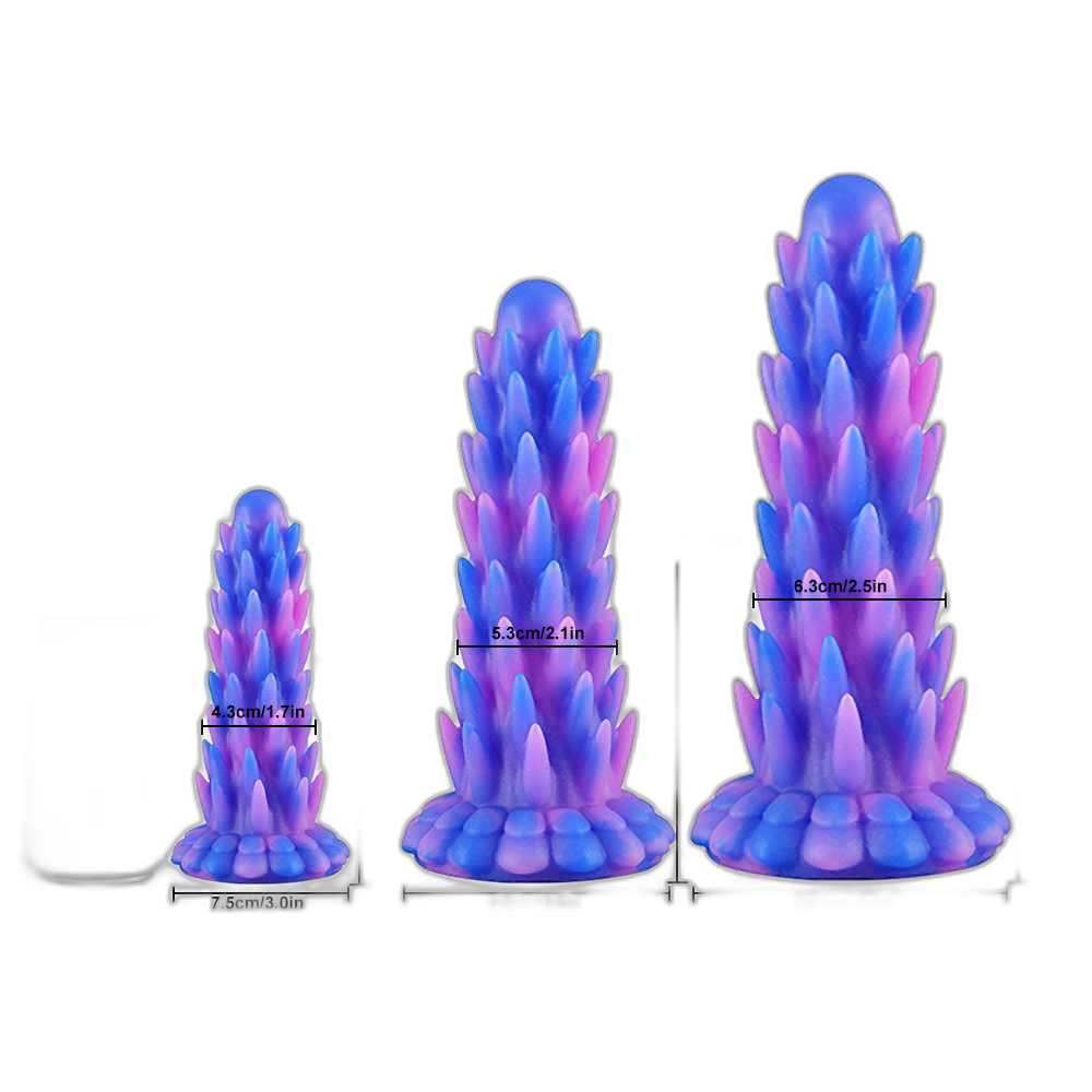 Burr - Spiked Dildo - Silicone Dildo - Huge Anal Dildo