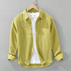 Men’s Linen Collar Shirt