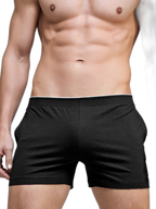 Solid Color Modal Home Boxers for Men