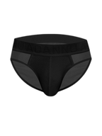 2-pack Men's Sexy Semi-transparent Ribbed Briefs