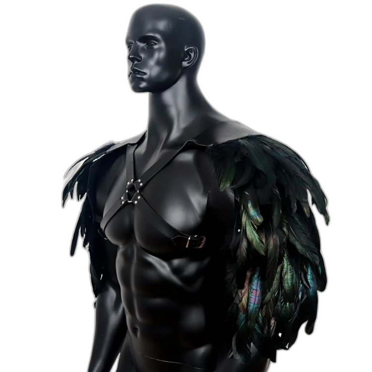 Feather Renaissance Dark Harness Costume