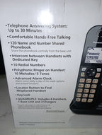 PANASONIC SET OF 4 TELEPHONES WITH ANSWER MACHINE KX-TGC464 IN BOX - PRE-LOVED (Original price £99.99) NOW £24.99 - HUGE SAVINGS