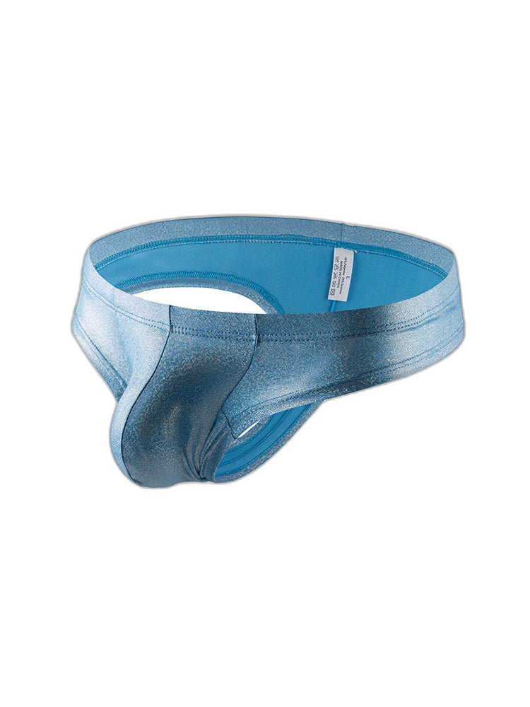 3 Pack Men's Sparkle Thongs in Solid Colors