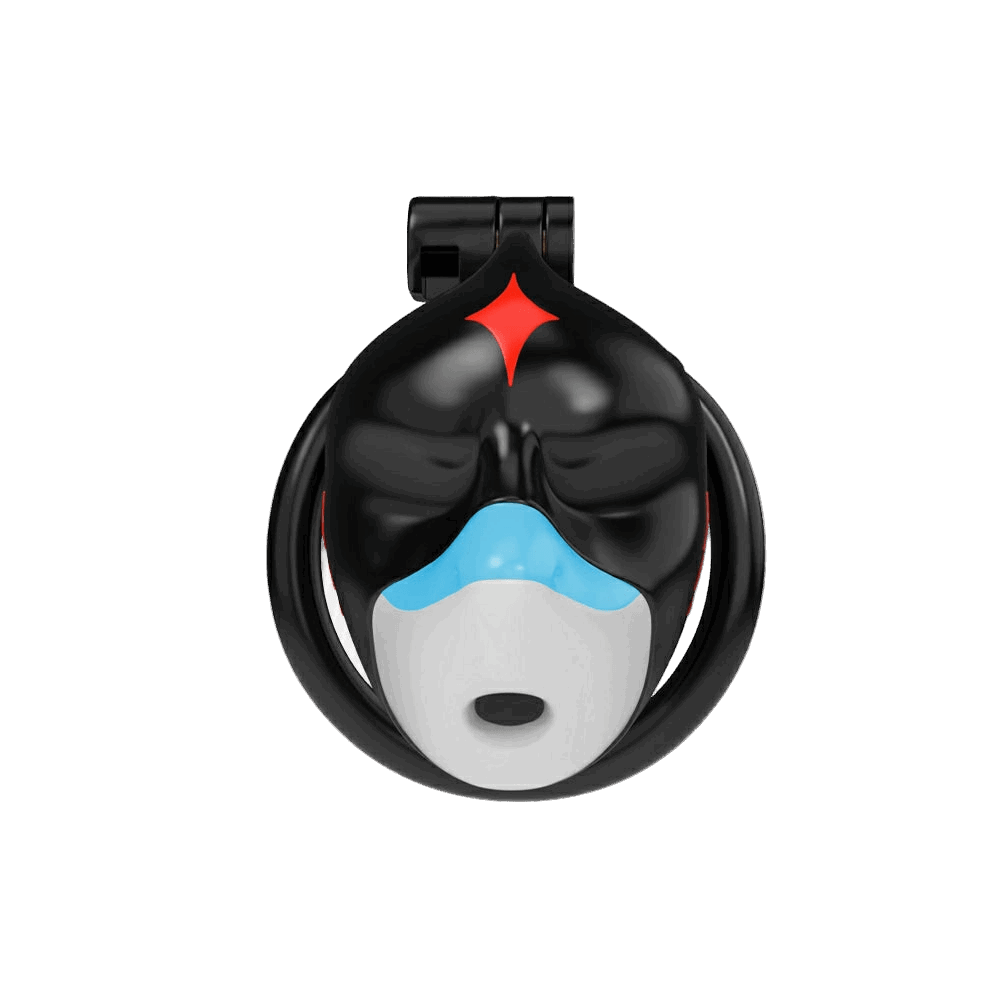 Furrjoi Shark Chastity Cage Red