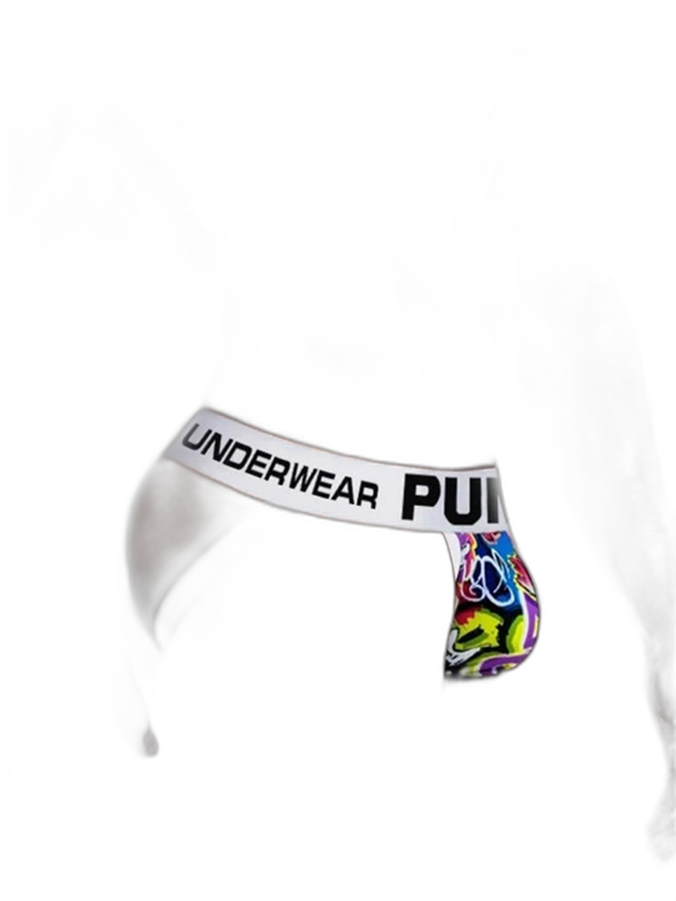 Men’s Sexy Graffiti Pouch Thongs