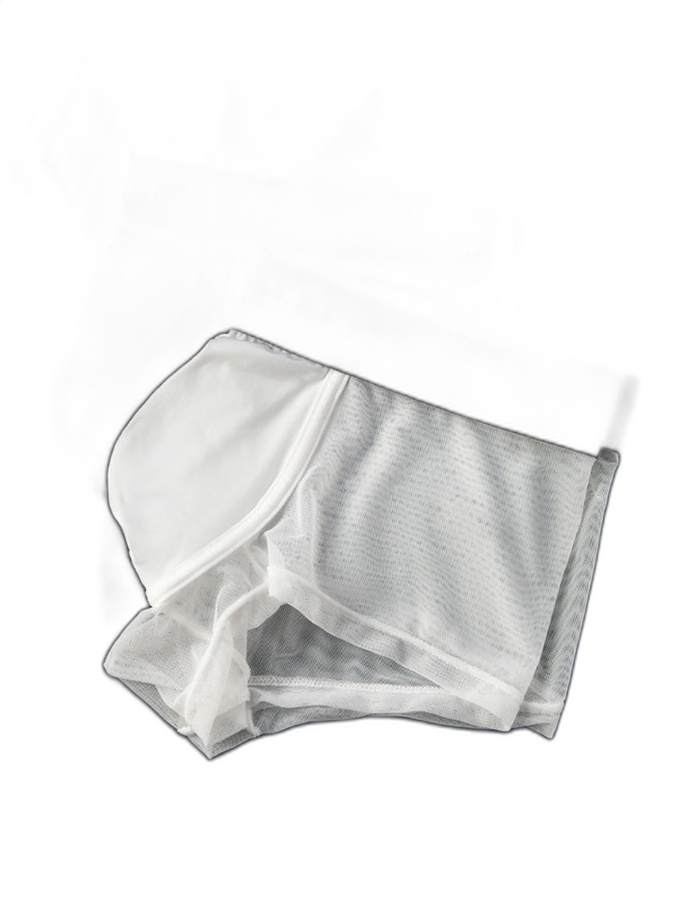 2-Pack Men's Breathable Mesh Ice Silk U-convex Low Waist Boxer Briefs