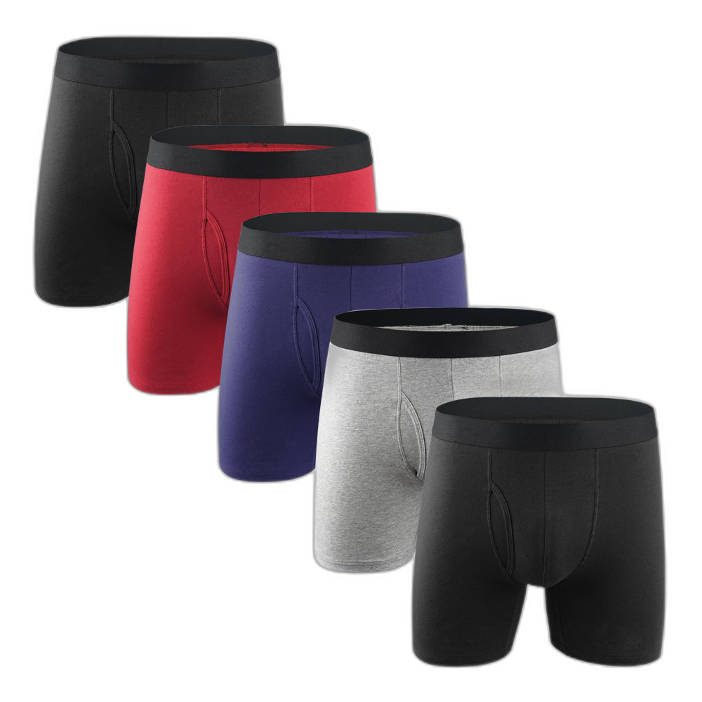 Multi-pack Men's Prevent Thighs Chafing Boxer Briefs