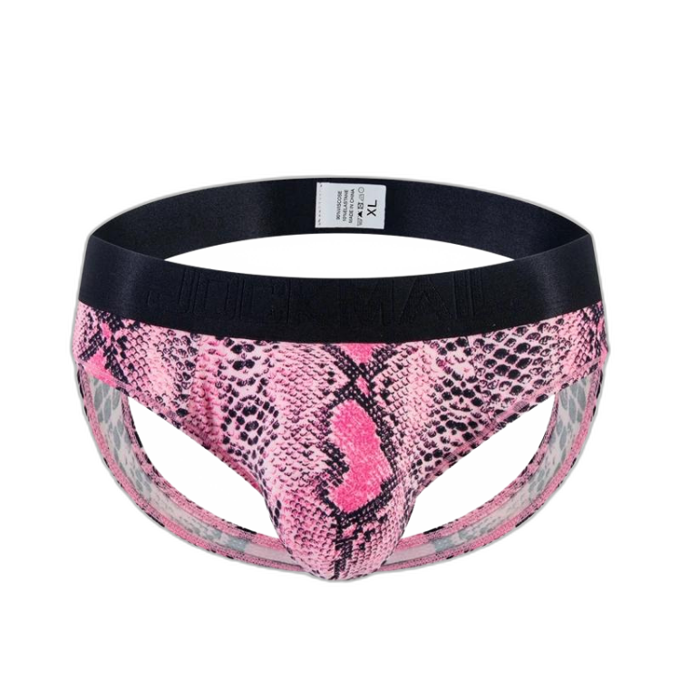 Jockmail Leopard Sizzle Thong
