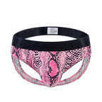 Jockmail Leopard Sizzle Thong