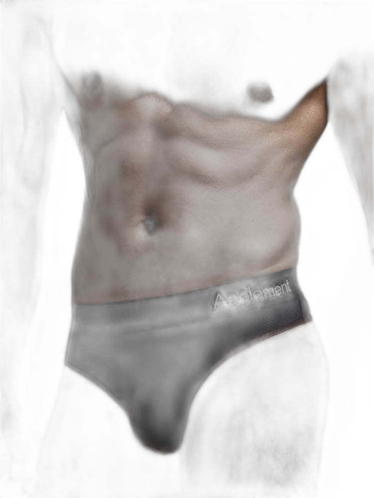 4 Pack Men's Low-Rise Stretchy U-Pouch Thongs