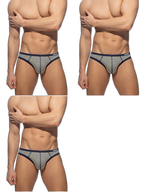 3-pack Men's Cotton 3D U-pouch Briefs