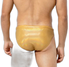 Liquid Chrome Metallic Briefs