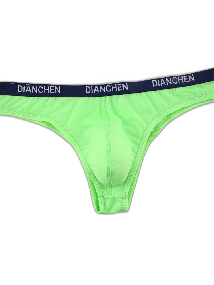 4 Pack Men's Sexy Comfortable Ice Silk Breathable Thong