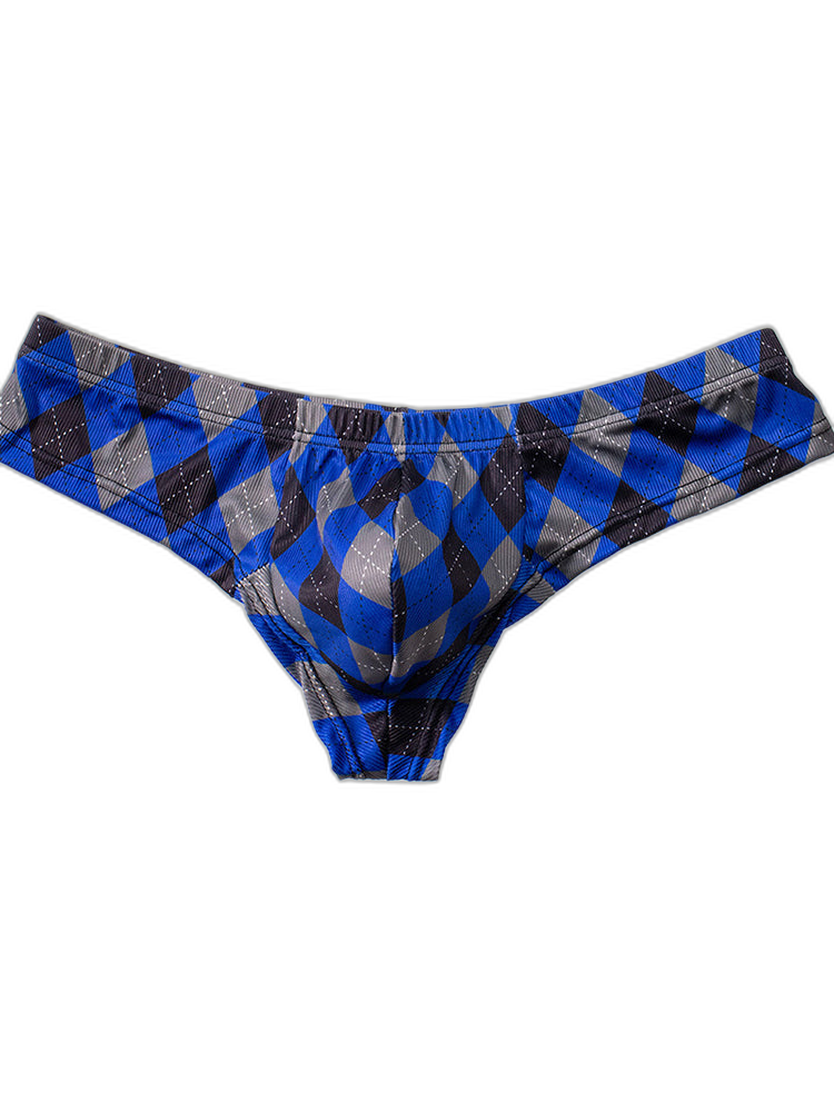 Men’s Low-Rise U-Convex Print Thong