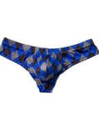 Men’s Low-Rise U-Convex Print Thong