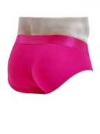 Men's Solid Color Mesh Breathable Sports Fitness Briefs