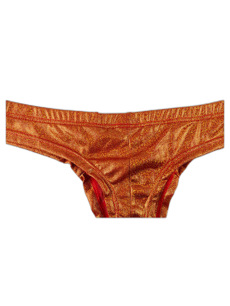 3 Pack Men's Sparkle Thongs in Solid Colors