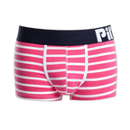 Pink Hero Simple Striped Boxers
