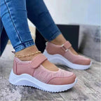 Wedge Velcro Casual Plus Size Sports Women's Shoes
