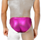 Liquid Chrome Metallic Briefs