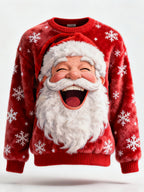Women's 3D-printed Casual Christmas Hoodie