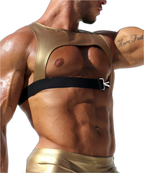 Passion Metallic Chest Harness