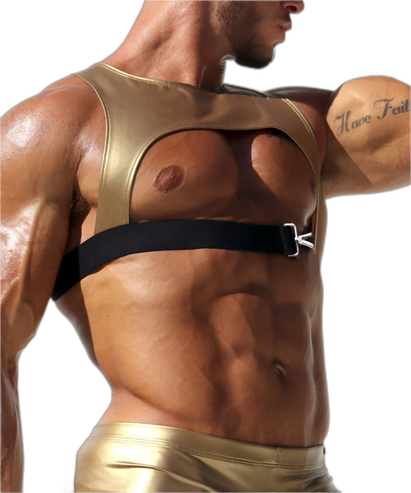 Passion Metallic Chest Harness