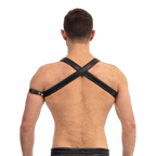 Prowler RED Leather Cross Harness Black Green Small Medium