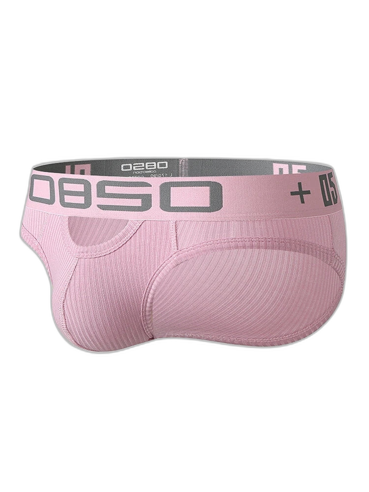2 Pack Men's Hips Lifting Cotton Low-rise Briefs