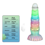 WistGlow – Fantasy Dildo – Spiral Texture & Glow-in-the-Dark Vibrating Dildo