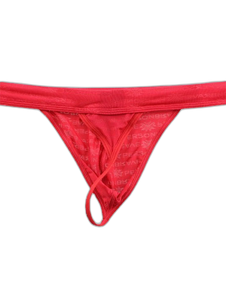3-pack Men's Lace Obscure Embossed G-String Thong