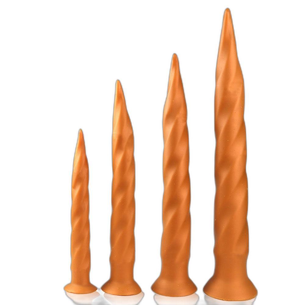 Worm II - Spiral Butt Plug - Long Butt Plug - Huge Anal Dildo