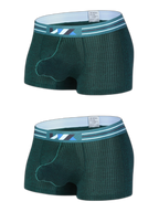 2 Pack Separated Pouch Comfy Mens Boxer Briefs