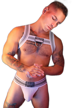 Breedwell Cumdump Bulldog Harness White