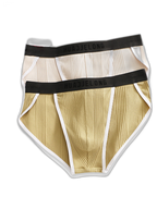4 Pack Men's Solid Color Cotton Breathable Trendy Briefs