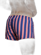 Men's Color Stripes Boxers With Fly