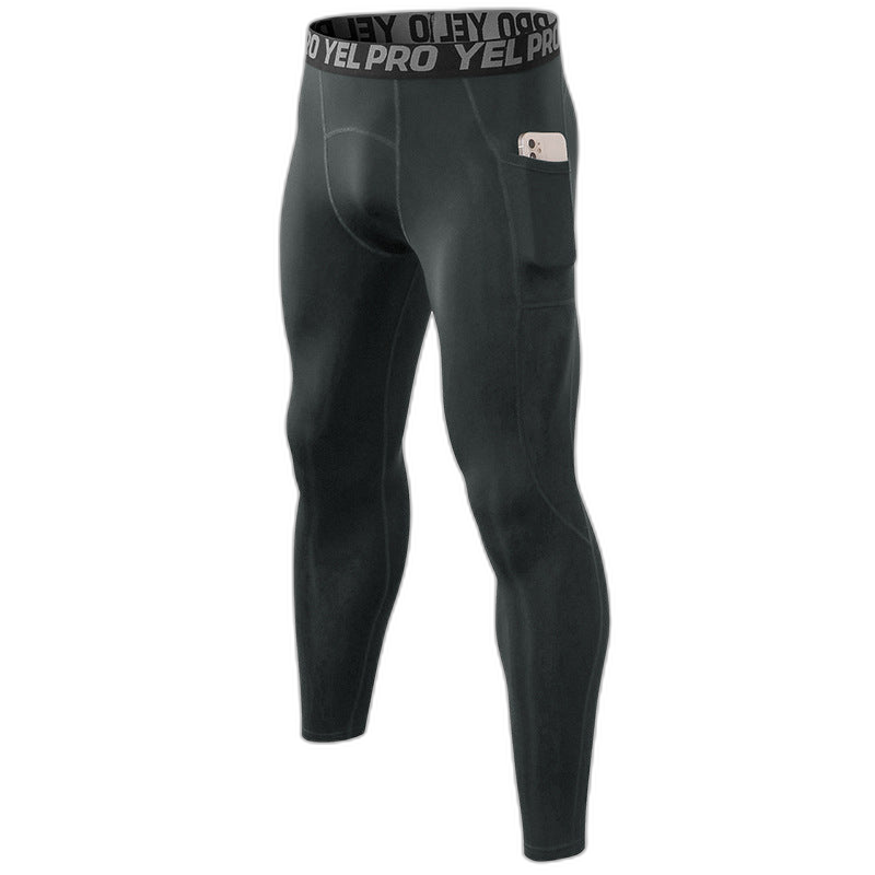 Mens Sports Thermal Leggings Compression Base Layer Tights