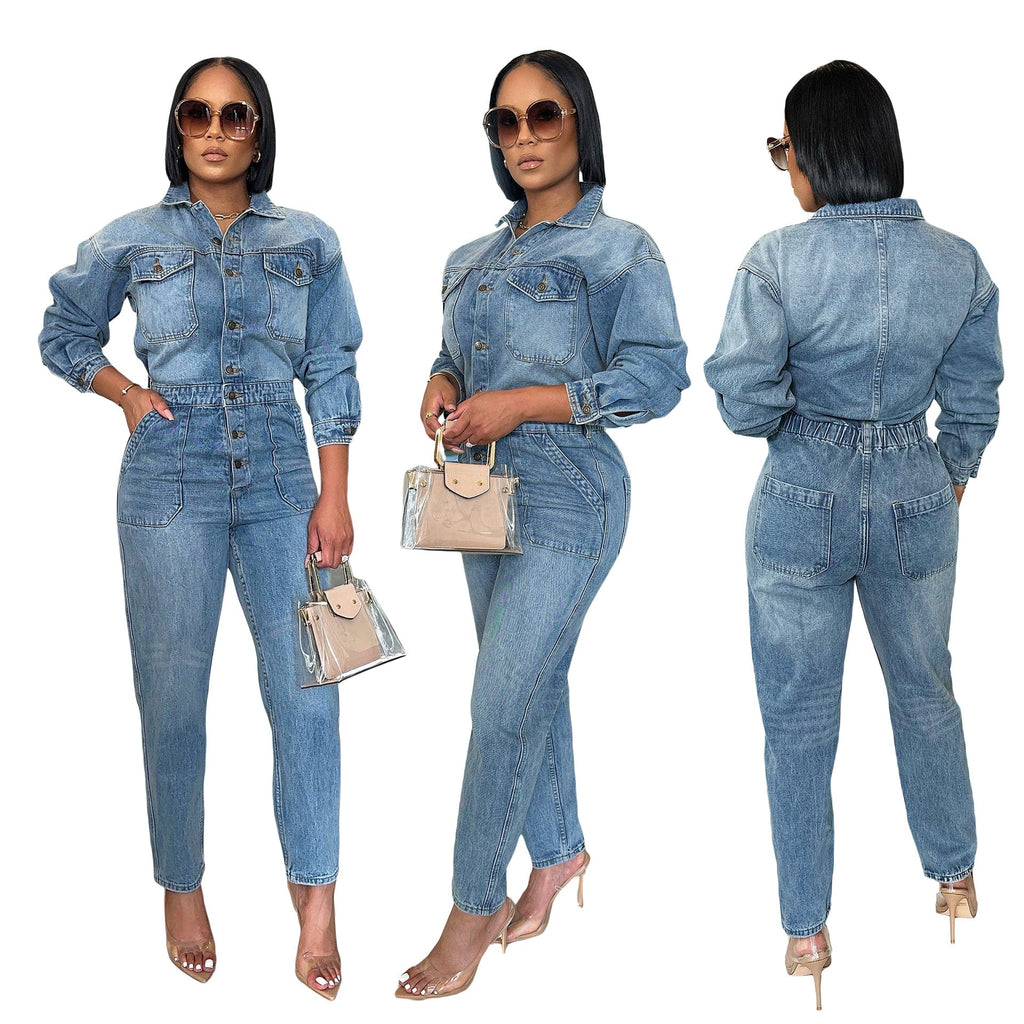 Women's Fashion Denim Jumpsuits
